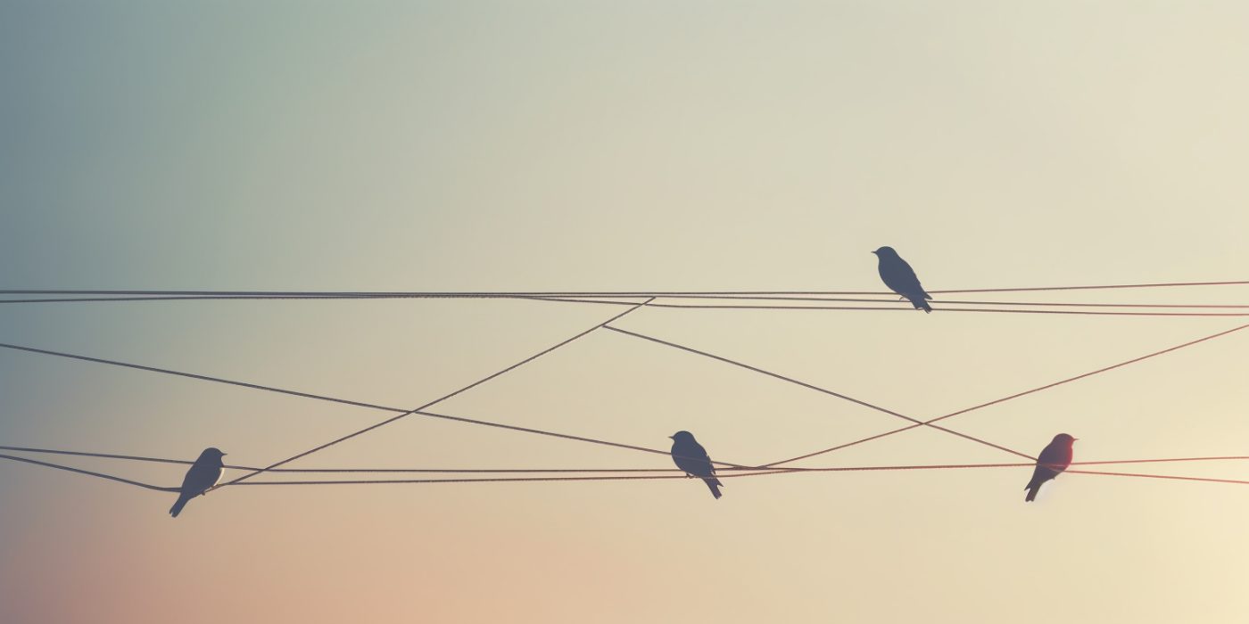 Birds on wires — social sentiment